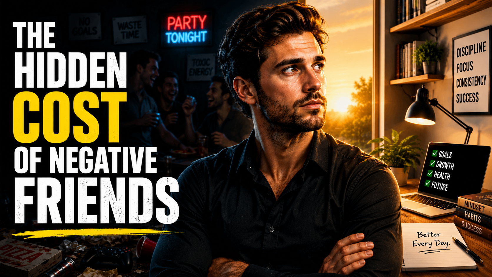 The Hidden Cost of Negative Friends